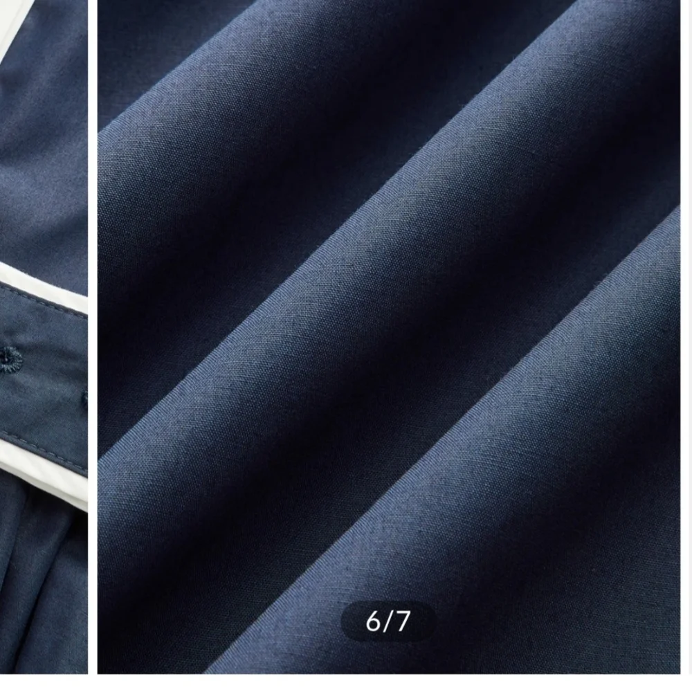 Commense Navy and White Midi Dress - Picture 6 of 6